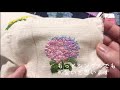 ［お花の刺繍］ 2 紫陽花