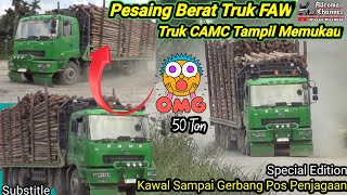 Heavy Competitor FAW Trucks, CAMC Trucks Look Stunning || Logging Truck