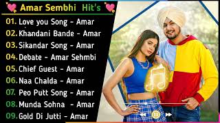 Amar Sehmbi All New Punjabi Songs 2023 | New Punjabi Jukebox 2024 | Best Songs Amar Sehmbi Non Stop