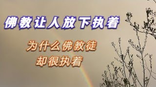 佛法漫谈：佛教让人放下【执着】 为什么【佛教徒】却很执着