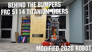 Behind the Bumpers FRC 5114 Titanium Tigers Infinite Recharge 2021 First Updates Now