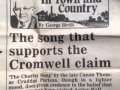 The Chorley Song. Godfrey Birtill