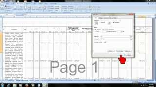 Microsoft Excel:How to adjust page margin in limited page boundary