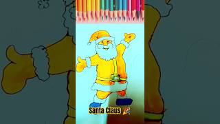 Santa Claus drawing🎄🎅 #shorts #alloart #youtubeshorts #Christmas #viral