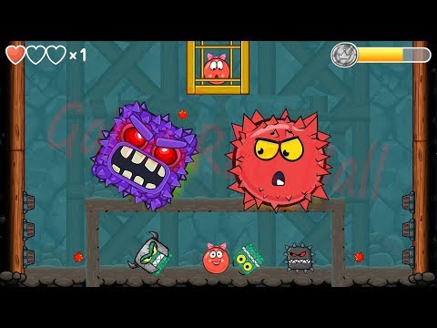 BILBERRY BOSS VS RED BOSS BALL VOLUMEN 5 en Red Ball 4 EPISODIO 5 PERFECTO 'INTO THE CAVE' Todos los niveles