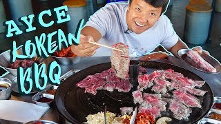 All You Can Eat KOREAN BBQ FEAST in New York! Cast Iron BBQ