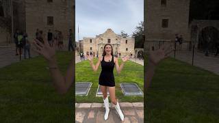 Have you watched my full YouTube video yet?? #thealamo #tallgirl #rachelpizzolato #model #history