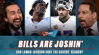 Nick says ‘Ravens are dead’, Bills lost their edge, Chiefs all the way back? | FIRST THINGS FIRST
