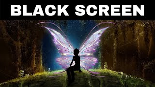 Relaxing Music for Sleeping | ENCHANTED FOREST | Black Screen Sleep Music