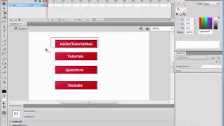 Flash CS4 Tutorial - Navgation Bar (Basic)