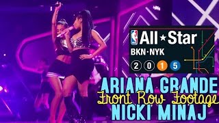 2015 NBA All-Star Game Halftime Show: Ariana Grande ft. Nicki Minaj FRONT ROW FOOTAGE