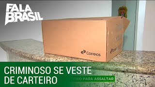 Criminoso usa disfarce de carteiro para assaltar condomínios em São Paulo