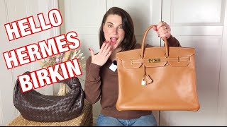 HERMES Birkin Courchevel 40 Bag: Review, First Impressions, What Fits and Mod Shots