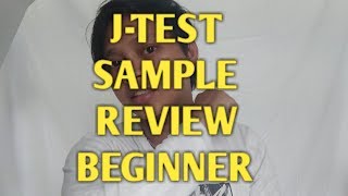 JTEST sample review  E-F level P.1