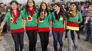 هەڵپەرکێ زۆر جوانی کچانی ڕۆژئاوا Halparke Rojava