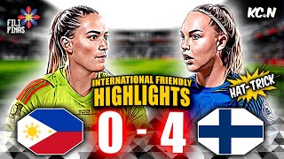 Philippines vs Finland Highlights | Women's International Friendly