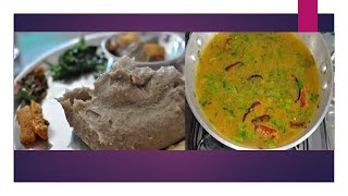 Nepali Dhido with Kinima curry (किनिमा र काेदाेकाे ढिँडाे)