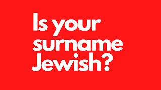 Sephardic Surnames