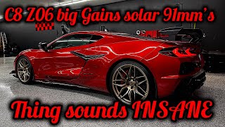 2025 C8Z INSANE SOUND Part 2 KOOKS SOLAR throttle EVENTURI C8 Z06 Paragon Lowering Valvetronic NASTY