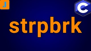 C strpbrk