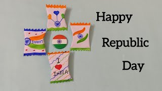 Last Minute Republic Day Special Gift Making Ideas | Chocolate Candy Gift | 26 January Greeting Card