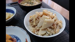 簡単！でも旨味いっぱい！のたけのこご飯♪