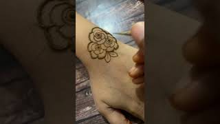 mehndi design back hand #mehandi #henna #hennadesign #short