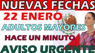 nuevas fechas DEL 13 AL 22 DE ENERO💸CLAUDIA SHEINBAUM ADELANTA PAGOS bienestar en todo México