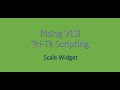 scale widget