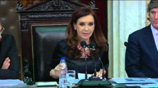 La causa Amia. Apertura de Sesiones Ordinarias 2013. Cristina Fernández