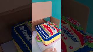 unboxing kue papan bunga