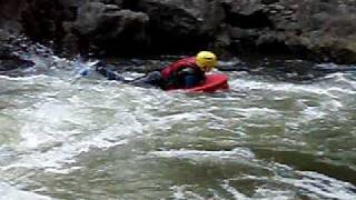 Hydrospeed dans la Pierre-Lys sur l'Aude