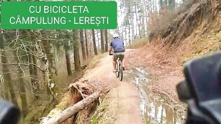 Coborari cu bicicleta pe dealurile din Leresti - Campulung