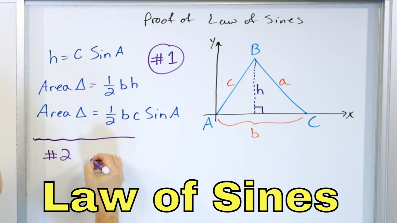 The Law Of Sines - Formula, Examples & Proof - [2-20-7] - YouTube