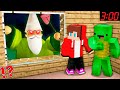 JJ and Mikey HIDE from Scary GREEN WIZARD GNOME in Minecraft Maizen Security House