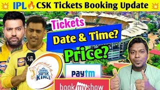 CSK Tickets New Update Date,Time,Price details.Chennai Superkings Tickets Booking Kaise kare online