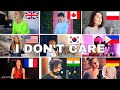 Who Sang It Better : Ed Sheeran & Justin Bieber - I Don’t Care (us,uk,canada,poland,philippines)