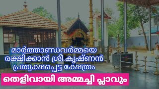 ശ്രീ കൃഷ്ണൻ നേരിട്ട് വന്ന് മാർത്താണ്ഡ വർമ്മയെ രക്ഷിച്ച ക്ഷേത്രം