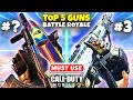 TOP 5 Most UNDERRATED Guns In Battle Royale | Call Of Duty Mobile | Top 5 Best Guns In COD Mobile BR