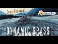 Dynamic Grass in 3 Minutes: Easy Blender Tutorial