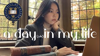 A Day in My Life as a Politics Student at Oxford ☕🍂 studying, cooking, classes
