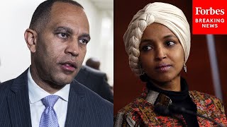 Hakeem Jeffries Asked Point Blank About Possible Ethics Investigation Into Ilhan