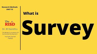 10.1 What is Survey (PhD, M.Phil)