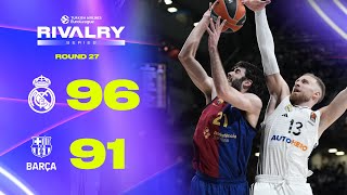 THREE POINTER Too LATE | Real Madrid - FC Barcelona | BASKETBALL HIGHLIGHTS R27 2024-25