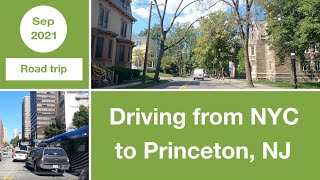 Driving from NYC to Princeton (New Jersey) | USA