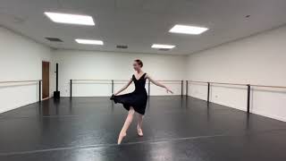 Stella Adamson - Age 12 - In Studio Rehearsal 2022 - La Fille Mal Gardee Variation