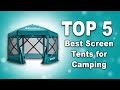 🟢Best Screen Tents for Camping 2023 On Amazon 💠 Top 5 Reviewed & Buying Guide🟢