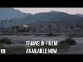 [QB-CORE] FiveM Trains! Works with Ox target, Qb target, Standalone, Qbcore, Fully customizable