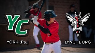 York College Spartans vs Lynchburg Hornets (Baseball)