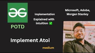 Implement Atoi | GFG POTD